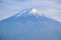 Close up view of the peak of Fuji mountain Royalty Free Stock Photo