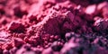 A close up view of a pile of purple powder. Versatile and vibrant, this image can be used for various creative projects Royalty Free Stock Photo