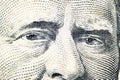 Close up view Portrait of Ulysses S. Grant on the one fifty dollar bill. Background of the money. 50 dollar bill with Ulysses S. G Royalty Free Stock Photo