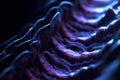 a close up view of purple and blue waves Royalty Free Stock Photo