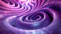 Close Up View of Purple Spiral Design