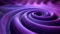 Close Up View of a Purple Spiral