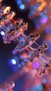 Close up view of qubits in a quantum circuit a realistic exploration of quantum computing