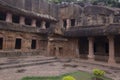 Close up view of the Rani caves of Udayagiri caves