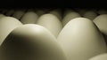 Close up view of raw chicken eggs Royalty Free Stock Photo