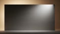 Brushed metal panel with dramatic lighting texture Royalty Free Stock Photo