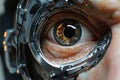 Innovative bionic eye implantation showcasing cutting-edge vision correction technology