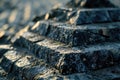 Close-up view of rocks on a beach. Suitable for various applications Royalty Free Stock Photo