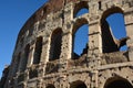 Close up view of Rome Colosseum in Rome Royalty Free Stock Photo