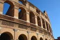 Close up view of Rome Colosseum in Rome Royalty Free Stock Photo