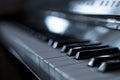 Royal grand piano keys Royalty Free Stock Photo