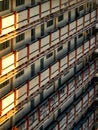 Close-up View of Old rundown towerblocks in Vietnam