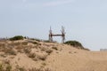 sand dune vegetation Royalty Free Stock Photo