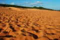 Red Sand Dunes Royalty Free Stock Photo