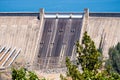 Close up view of Shasta Dam, Northern California Royalty Free Stock Photo