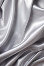 Close Up View of Silver Fabric Royalty Free Stock Photo