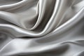 Close-Up View of Silver Fabric Royalty Free Stock Photo