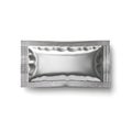 A close up view of a silver rectangular bar with a textured background Royalty Free Stock Photo