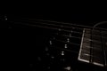Six-string electric guitar pickup Royalty Free Stock Photo