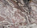 Close up view of the slice of the marble rock in the mine Royalty Free Stock Photo