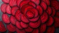 A Close-Up View of Sliced Red Beets Arranged in a Circular Pattern Royalty Free Stock Photo