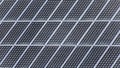 Close up view of solar panels cells, photovoltaic, alternative electricity source - concept of sustainable resources Royalty Free Stock Photo