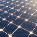Close-up view of solar panels Royalty Free Stock Photo