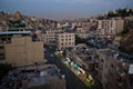 Close-up view of some residential buildings seen from the top in Jordan.