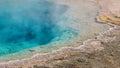 Detail of beautiful Silex Spring at Yellowstone National Park. Royalty Free Stock Photo