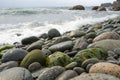 Sea stone texture background Royalty Free Stock Photo