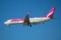 Close Up View Of A Swoop Boeing 737-800 Landing At Toronto