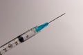 Close up view of a syringe with hypodermic needle. Opiate and heroin overdoses have skyrocketed in recent years III