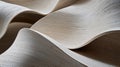 A close-up view of a textured, curved surface with a light beige color and a subtle wood grain pattern. Royalty Free Stock Photo