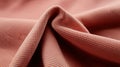 A close-up view of a textured fabric with a pink hue. Royalty Free Stock Photo
