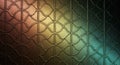 Intricate Geometric Pattern with Warm and Cool Lighting Effects Royalty Free Stock Photo