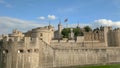 Close up view of the tower of london, United Kingdom Royalty Free Stock Photo