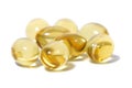 translucid yellow pills Royalty Free Stock Photo