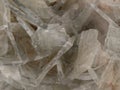 Clear barite crystals, mineral sample