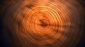 Close up view of tree trunk with circular pattern on it. Generative AI Royalty Free Stock Photo
