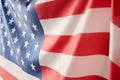 close up view of united states of america flag Royalty Free Stock Photo