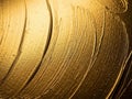 A close-up view of a vinyl record grooves Royalty Free Stock Photo