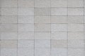 Close up view of a wall of concrete blocks. Royalty Free Stock Photo
