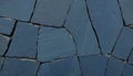 Dark Blue Slate Stone Wall Texture background Royalty Free Stock Photo