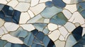 A close up view of a wall made of stained glass