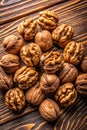 Walnut tree texture close up Royalty Free Stock Photo