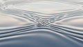 Rippling Water Surface with Intersecting Wave Patterns and Subtle Reflections ripple liquid Royalty Free Stock Photo