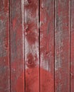 Weathered Bright Red Barn Door Texture Royalty Free Stock Photo