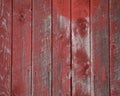 Weathered Bright Red Barn Door Texture Royalty Free Stock Photo