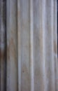 Close up view of white empty Greek marble column background. Vertical