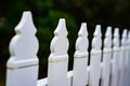 White fence representing average and uniformity